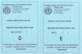 uprawnienia dozoru i eksploatacji certyfikat